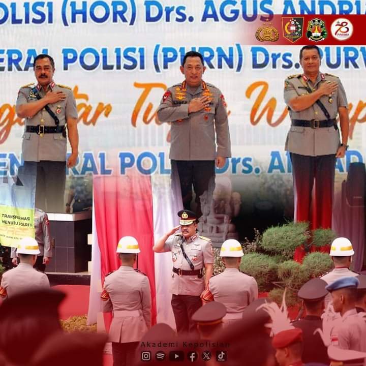 Polri Gelar Acara Pengantar Purna Tugas dan Pengantar Tugas Pejabat Utama