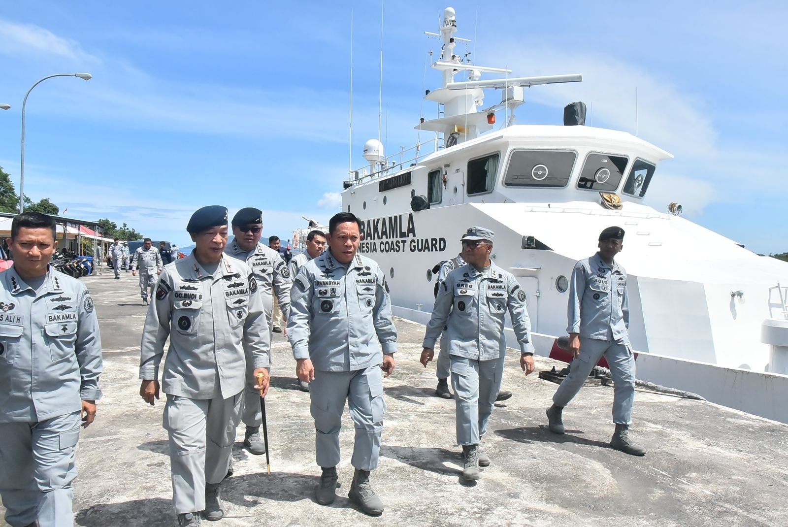 Kepala Bakamla RI Tinjau Kesiapan Unsur dan Personel di Zona Bakamla Tengah