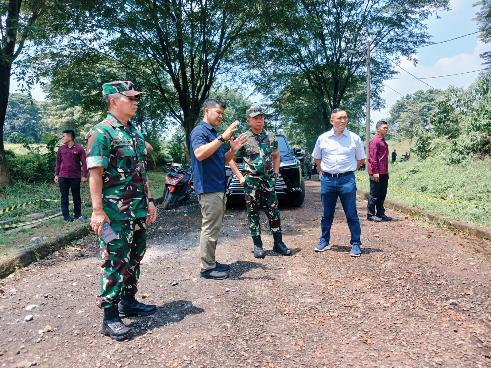 Panglima TNI Tinjau Gudang Munisi Daerah yang Terbakar di Bogor