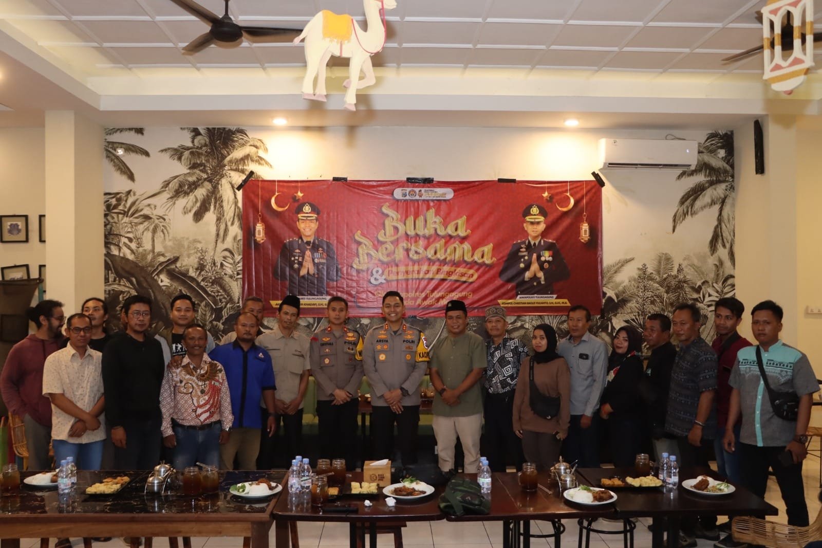 Bukber Kapolres Tulungagung: Bersama Awak Media Membangun Kebersamaan