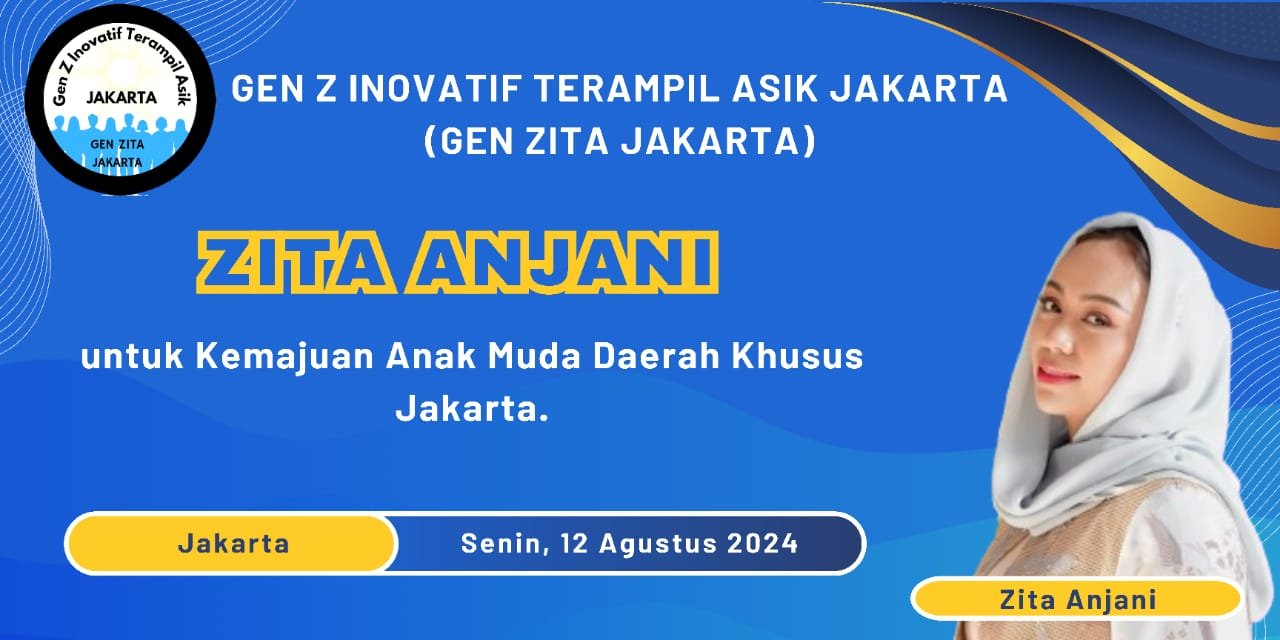 Gen Zita Jakarta Deklarasikan Zita Anjani untuk Maju di Jakarta