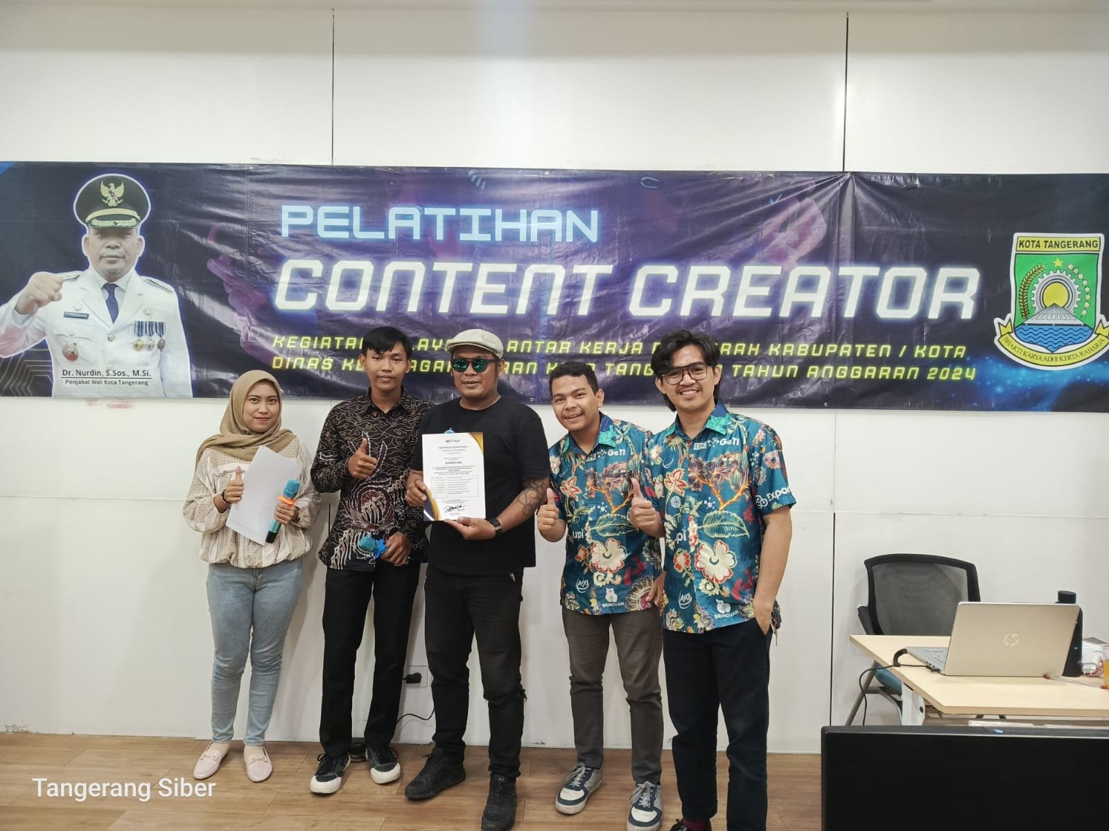 Disnaker Kota Tangerang Gelar Pelatihan Digital Content Creator untuk Wartawan HIWATA