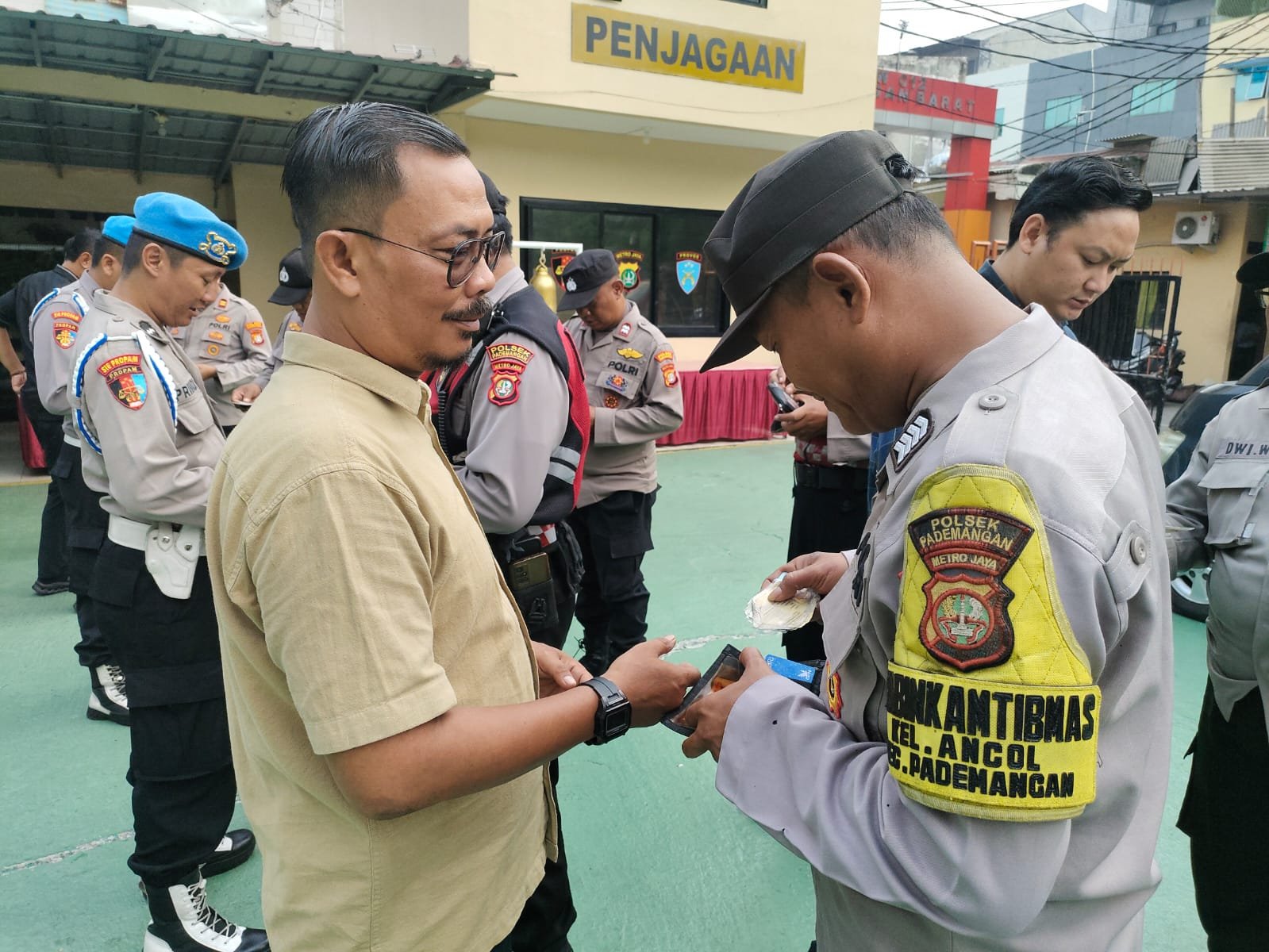 Polsek Pademangan Gelar Gaktibplin untuk Pastikan Kedisiplinan dan Integritas Anggota