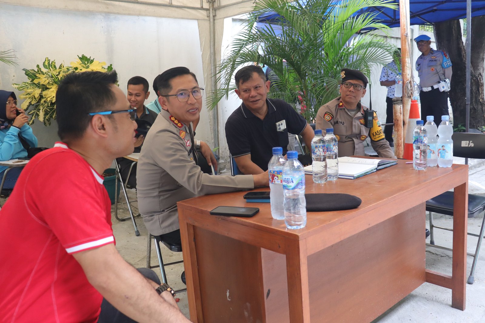 Kapolres Metro Jakarta Utara Tinjau Proses Rekapitulasi Suara Pilkada DKI 2024 di PPK Koja