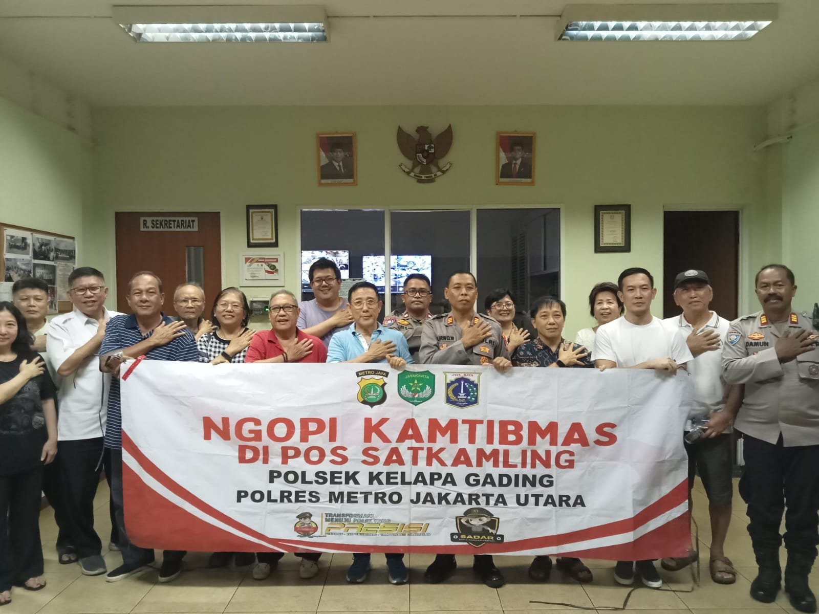 Polsek Kelapa Gading Gelar Ngopi Kamtibmas, Jalin Sinergi Polisi dan Warga