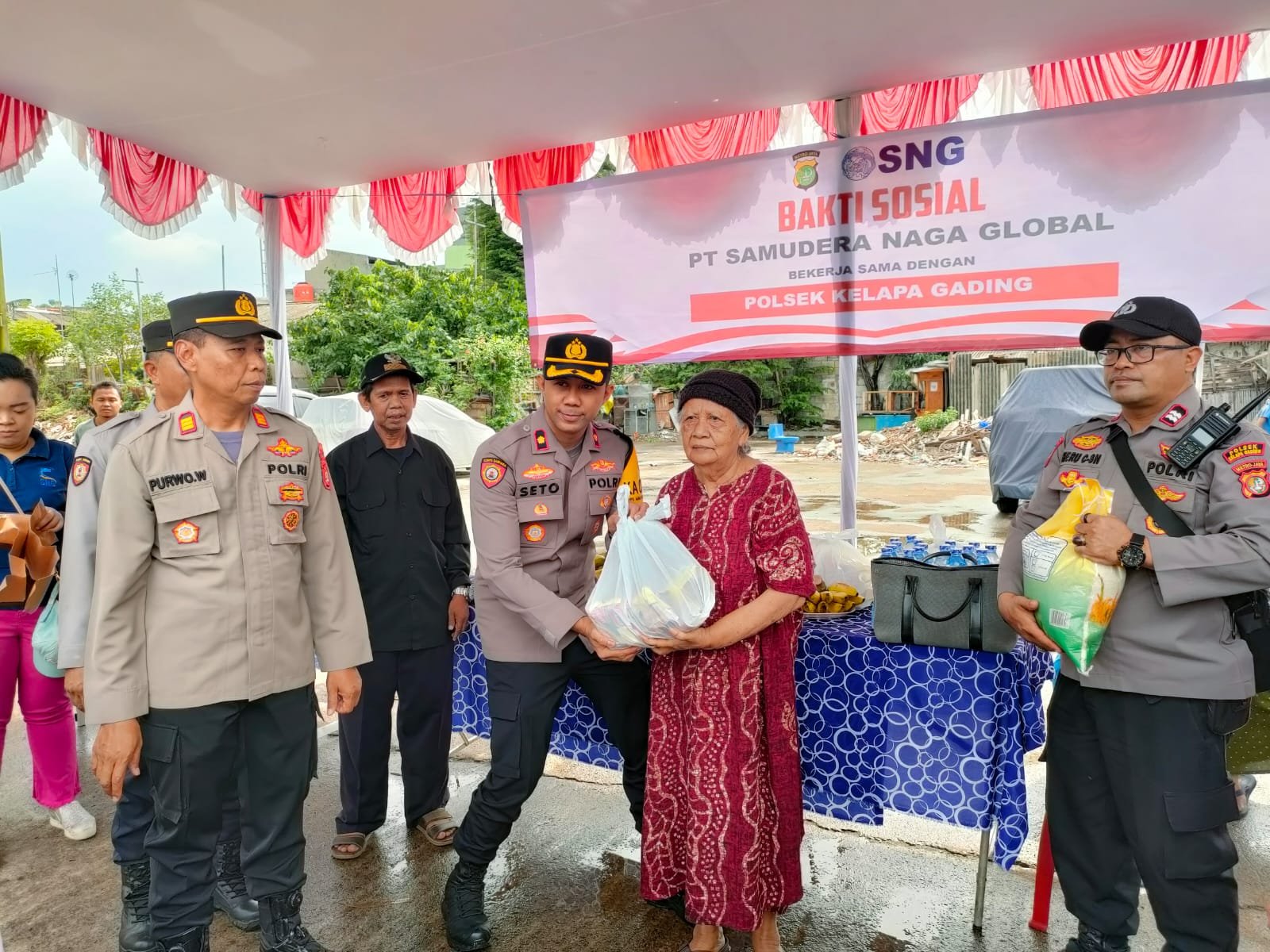 Bakti Sosial Polsek Kelapa Gading Bersama PT. Samudera Naga Global: Wujud Nyata Kepedulian 