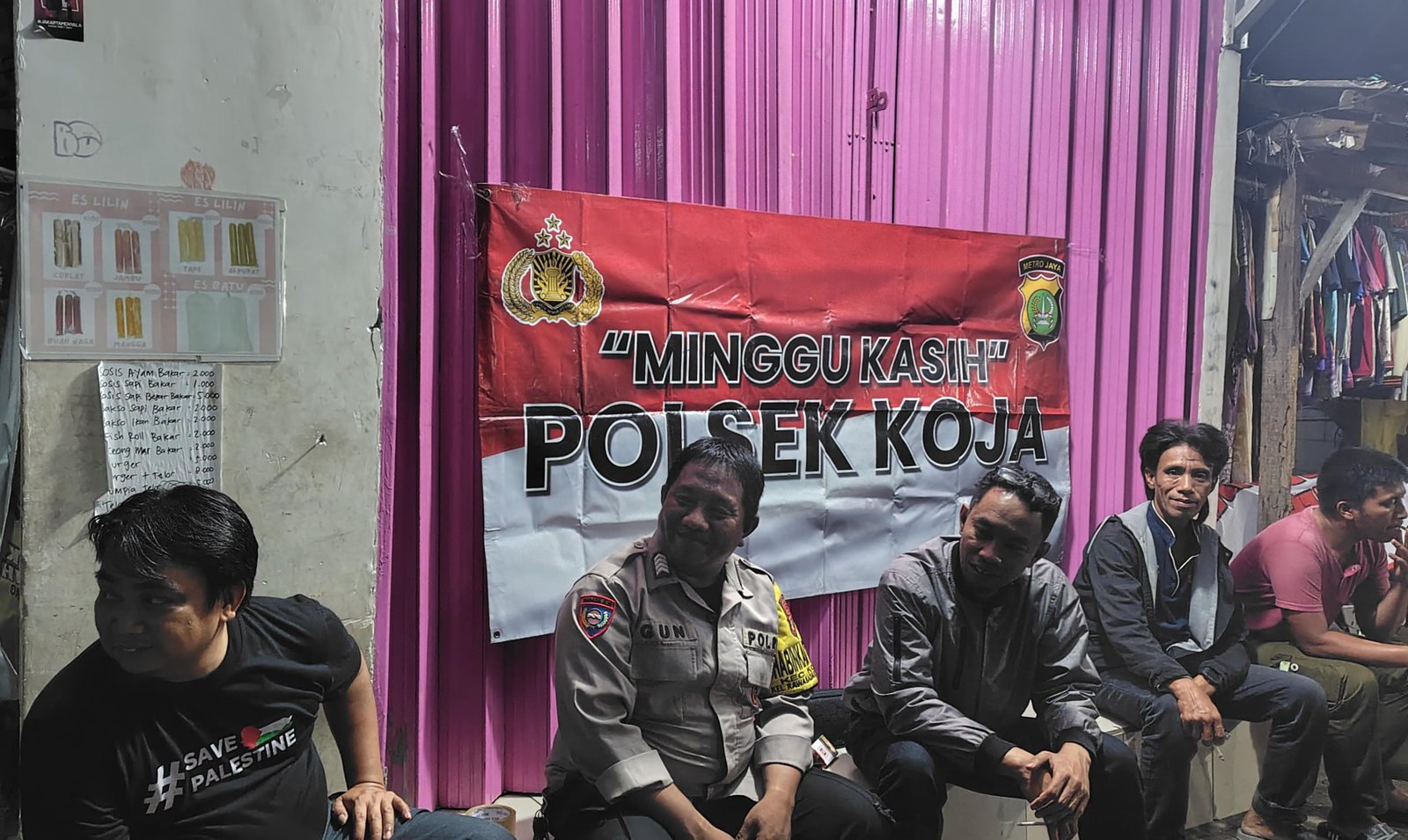 Polsek Koja Dukung Kamtibmas Melalui Program Minggu Kasih