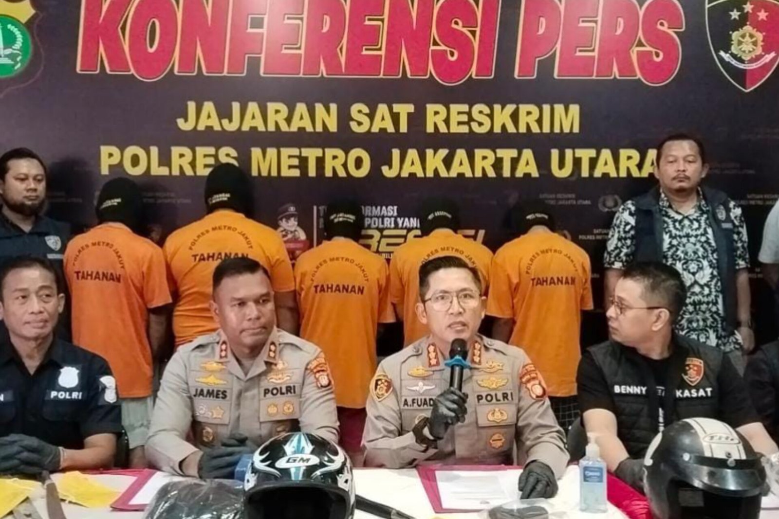 Polres Metro Jakarta Utara Berhasil Ungkap Kasus Begal di Cilincing