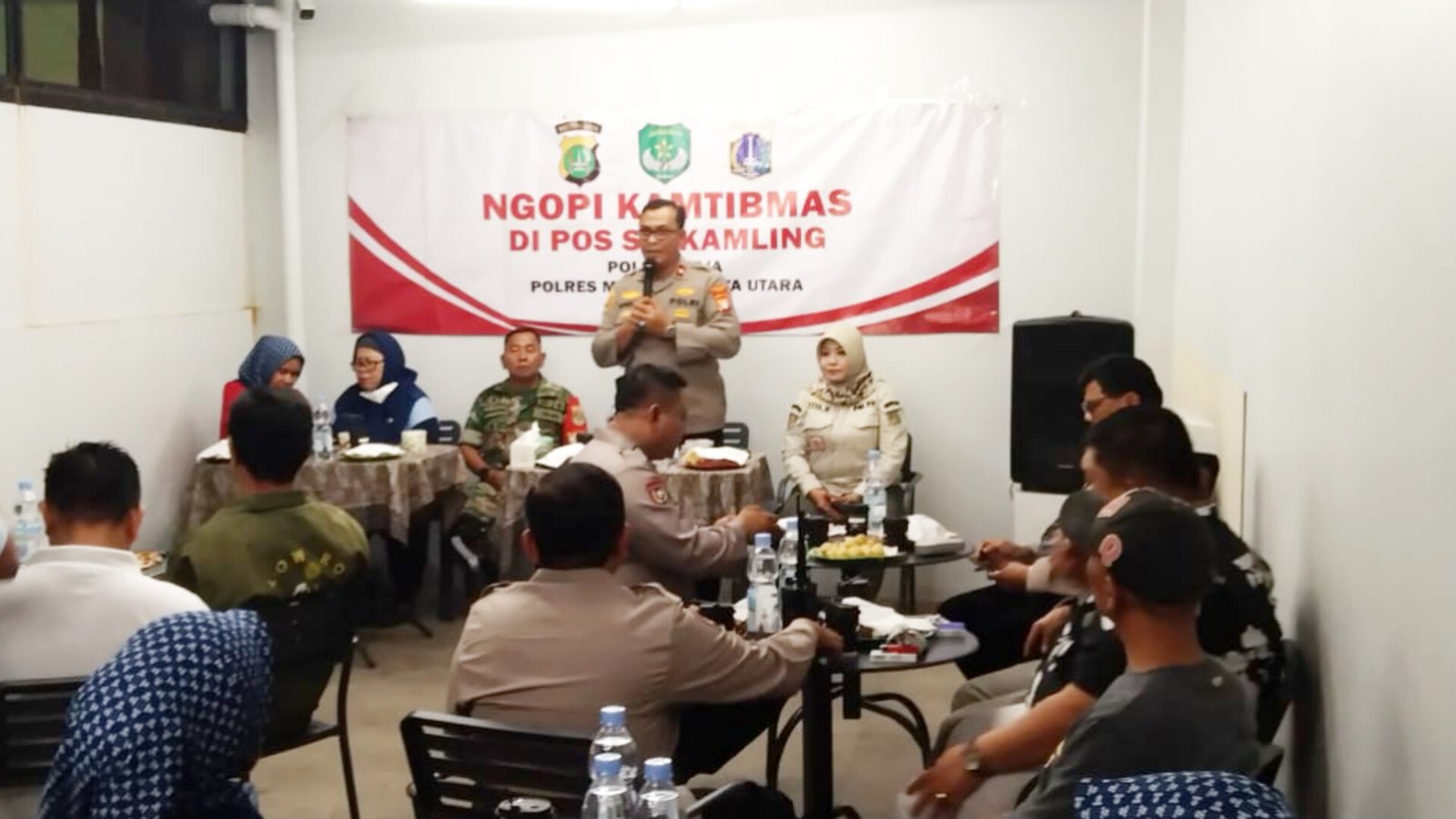 Polsek Koja Gelar Program Cooling System di Pos Satkamling RW 016 Kelurahan Lagoa