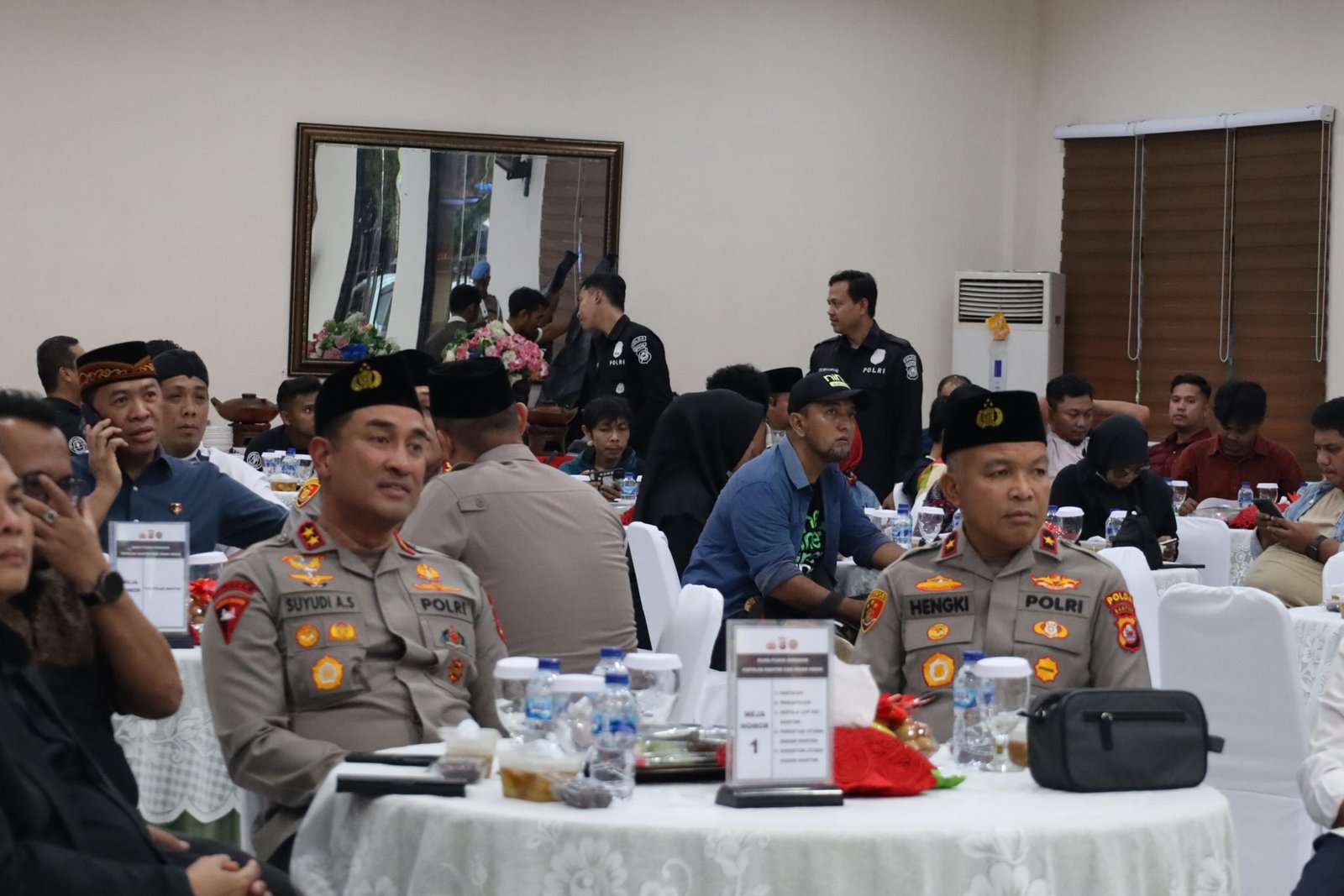 Polda Banten Ikuti Zoom Meeting dan Buka Puasa Bersama Kapolri dan Insan Media