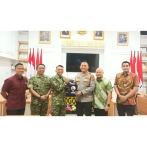 BOGOR KOTA, Matanews - Komandan Lanud Saleh Basarah Rumpin, Letkol Pas Efendi Hermawan, M.Han., melaksanakan kunjungan audiensi ke Mapolresta Bogor Kota