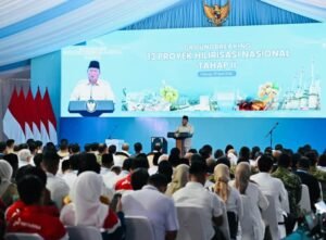 JAWA TENGAH, Matanews - Presiden Prabowo Subianto meresmikan groundbreaking proyek hilirisasi nasional tahap II di Refinery Unit IV Cilacap, Jawa Tengah,