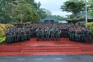 Pangdam I/Bukit Barisan Mayjen TNI Hendy Antariksa melaksanakan kunjungan kerja ke Batalyon Infanteri 100/Prajurit Setia (Yonif 100/PS)