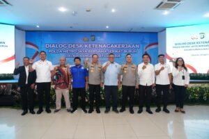 JAKARTA, Matanews - Ditreskrimsus Polda Metro Jaya menggelar kegiatan Dialog Desk Ketenagakerjaan bersama serikat buruh dalam rangka menyambut May Day 2026. Kegiatan tersebut berlangsung di Gedung BPMJ