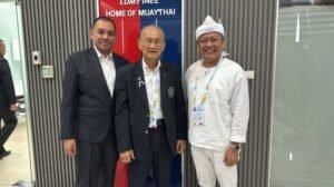 JAKARTA, Matanews — Pengurus Besar Muaythai Indonesia (PBMI) secara resmi menerima surat dari Presiden International Federation of Muaythai Associations (IFMA), Dr. Sakchye Tapsuwan, yang berisi ucapan selamat atas terpilihnya AA LaNyalla Mahmud Mattalitti sebagai Ketua Umum PBMI periode 2026–2030