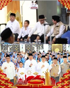 Perdana, Ratusan Jamaah Haji Kloter 21 Dilepas Oleh Bupati Bogor Dari Masjid Nurul Wathon