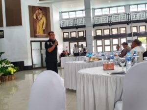 PANGKALPINANG, Matanews – Dalam upaya memperkuat sistem perlindungan aset negara, PT Timah (Persero) Tbk. bersinergi dengan Baharkam Polri menyelenggarakan kegiatan Sosialisasi dan Pelatihan Pra-Audit Sistem Manajemen Pengamanan (SMP).