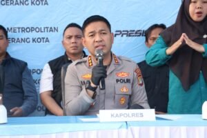 TANGERANG, Matanews — Polres Metro Tangerang Kota menggelar press release pengungkapan kasus kejahatan jalanan 3C (Curas, Curat dan Curanmor) serta sejumlah kasus menonjol selama satu bulan terakhir